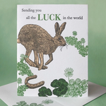 Greeting Cards - Congrats Shamrock Good Luck