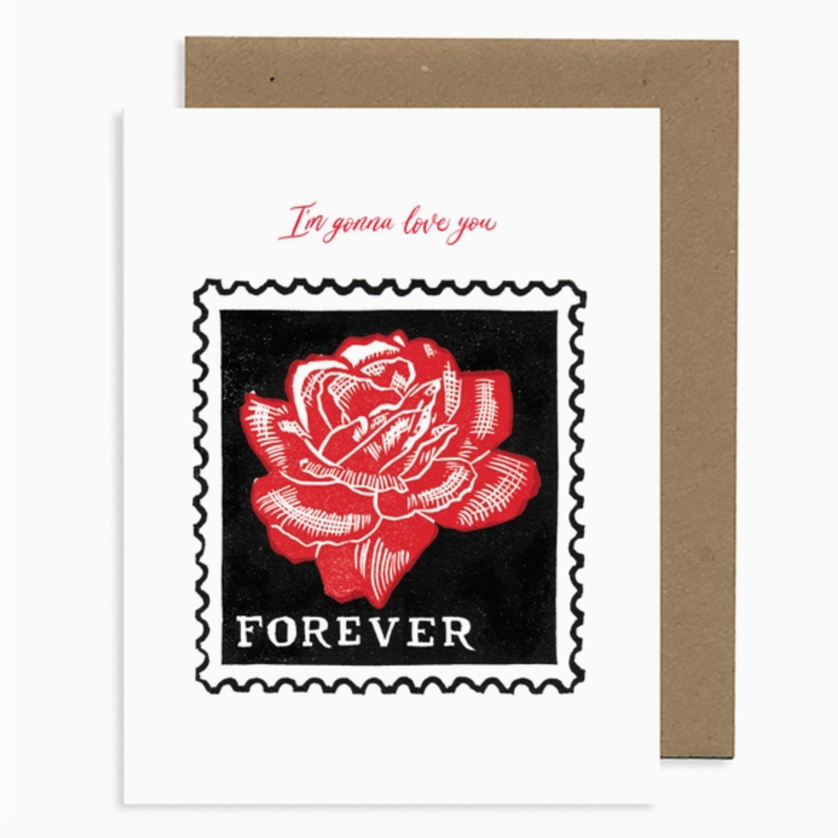 Greeting Cards - Love Forever Stamp Love