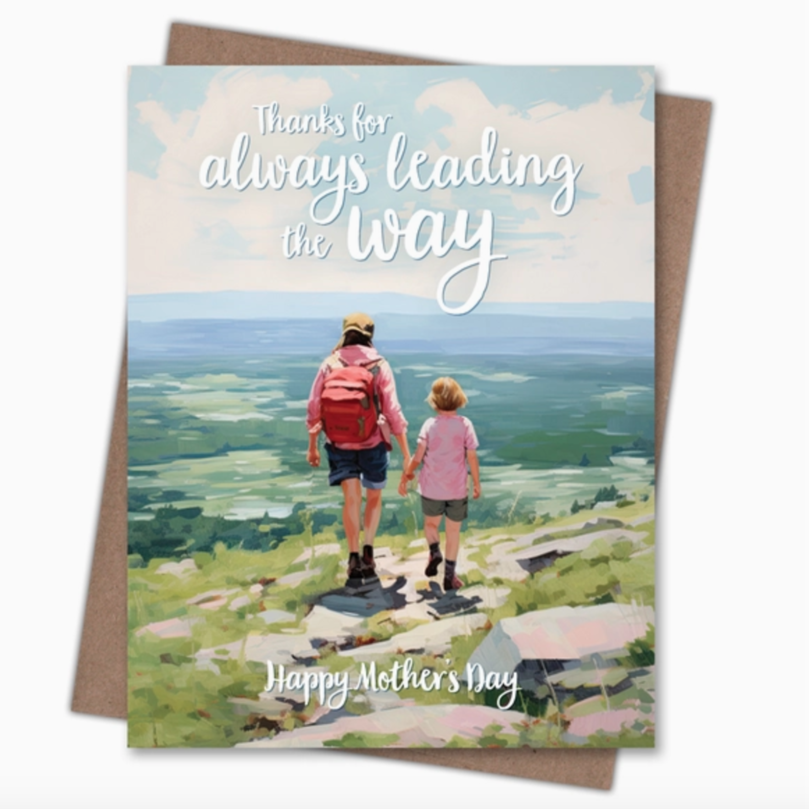 Greeting Cards - Mother's Day Leading The Way Mom