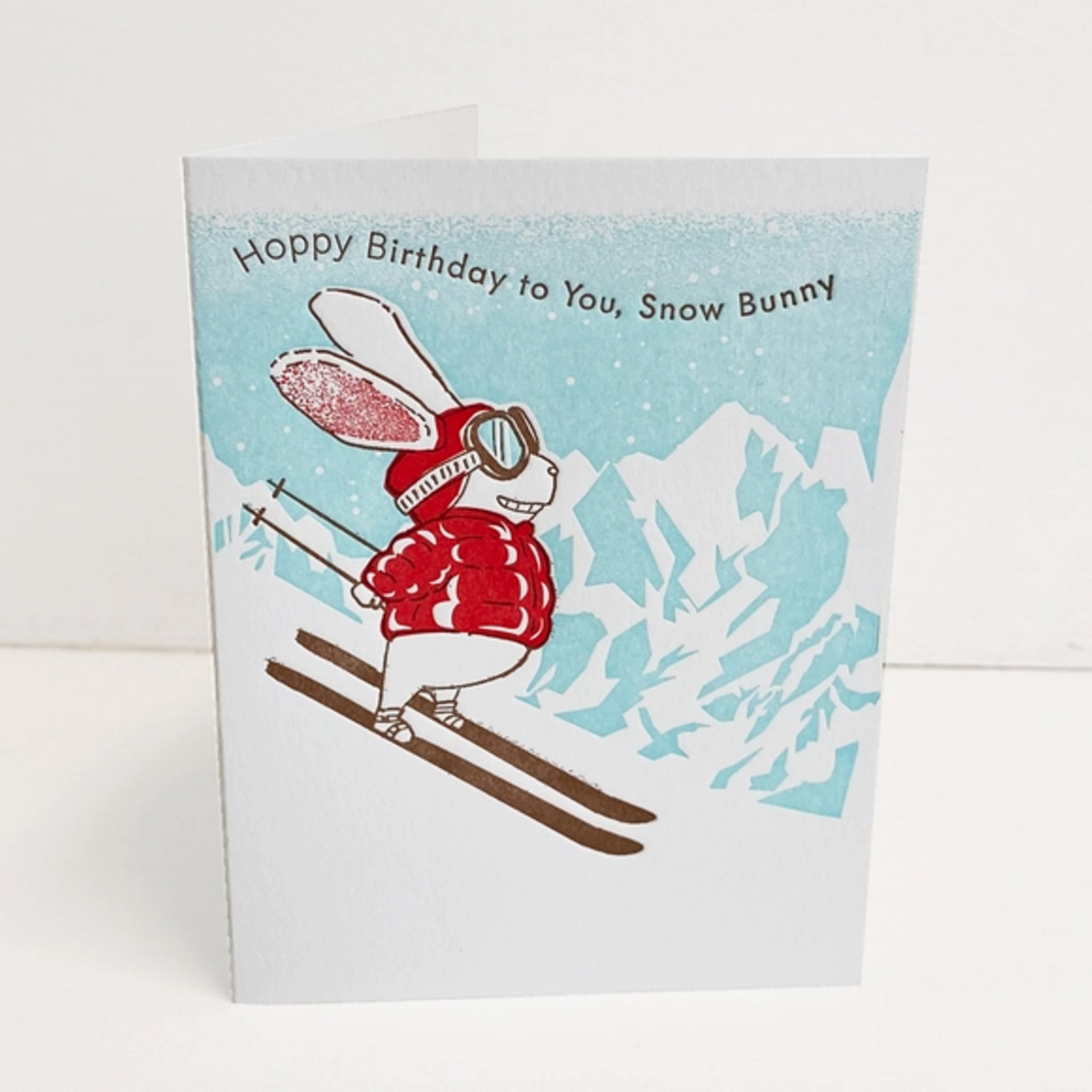 Greeting Cards - Birthday Snow Bunny Birthday