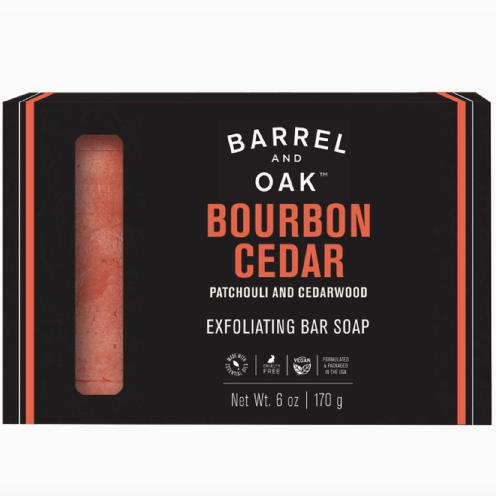 Soaps Bourbon Cedar Exfoliating Soap FINAL SALE