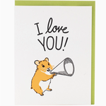 Greeting Cards - Love Hamster Love
