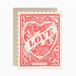 Greeting Cards - Love I Love You Forever Stamp