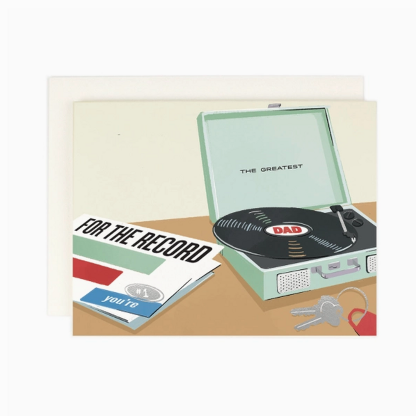 Greeting Cards - Father's Day For The Record Dad