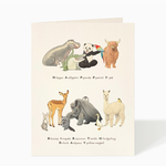 Greeting Cards - Birthday Alphabet Zoo Birthday