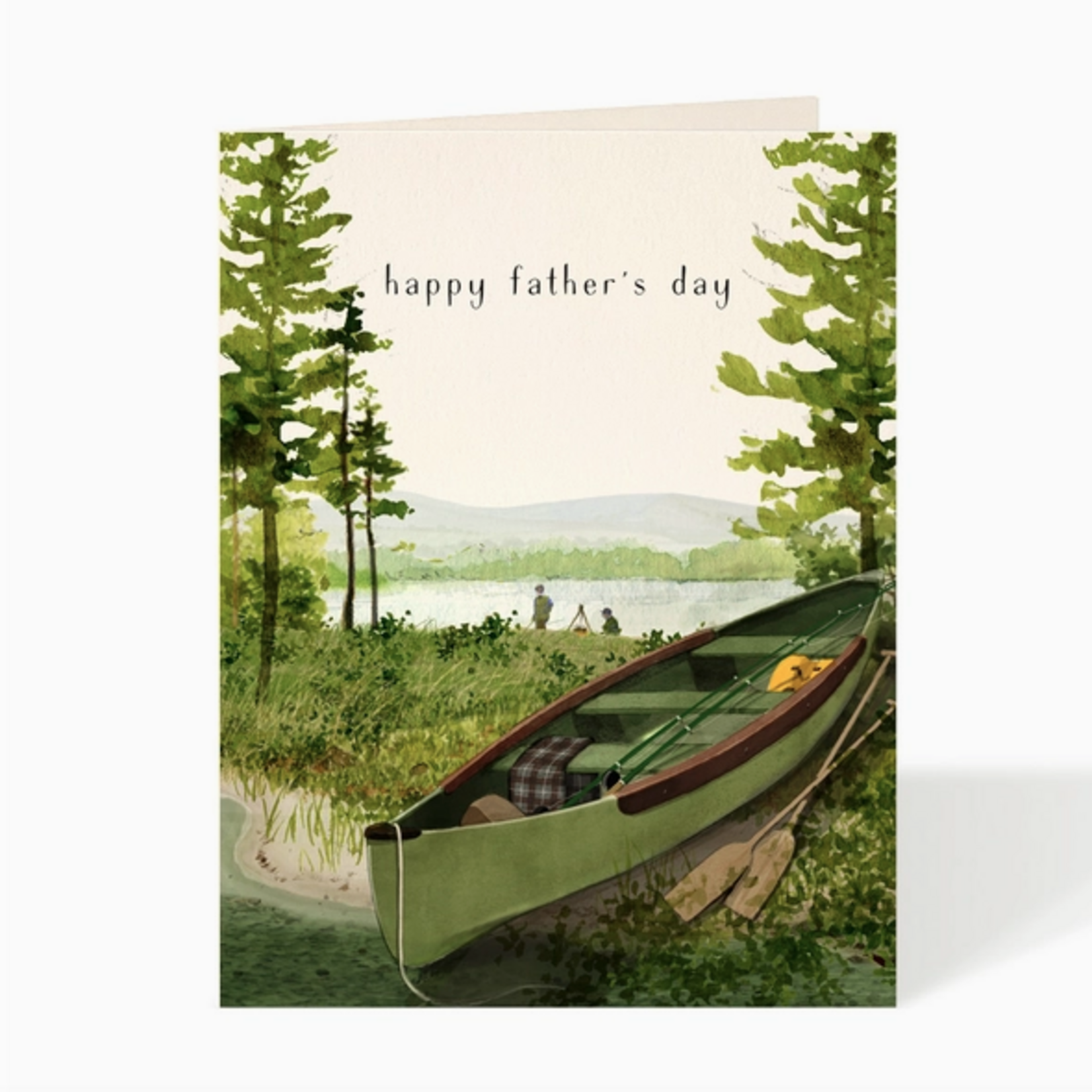 Greeting Cards - Father's Day Canoe Father's Day