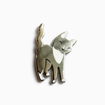 Enamel Pins Friendly Tail Kitty Enamel Pin