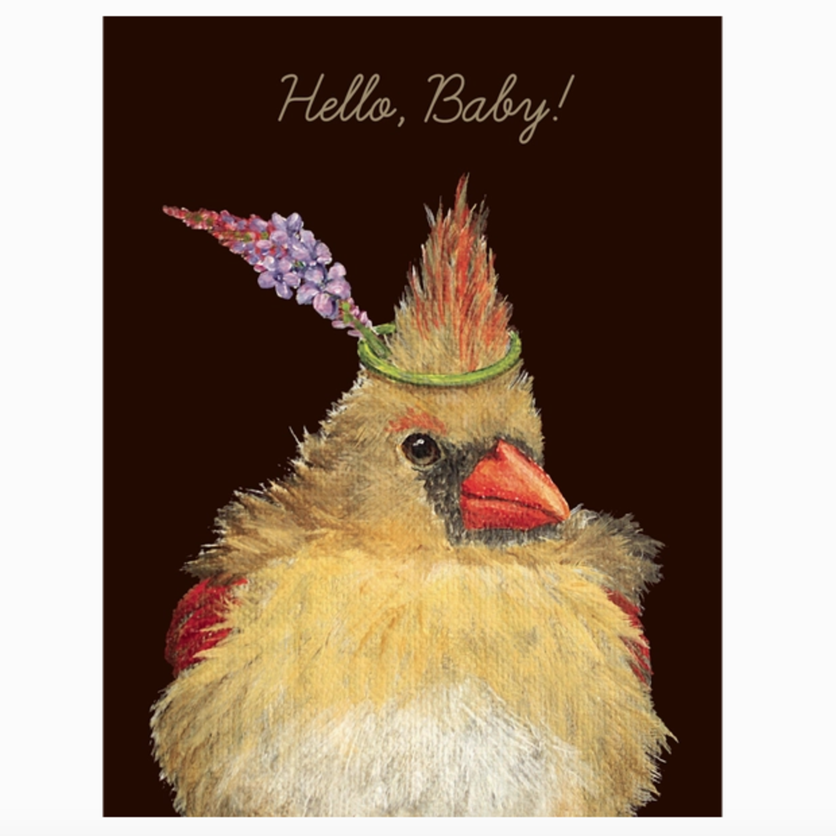 Greeting Cards - Baby On The Nest Hello Baby
