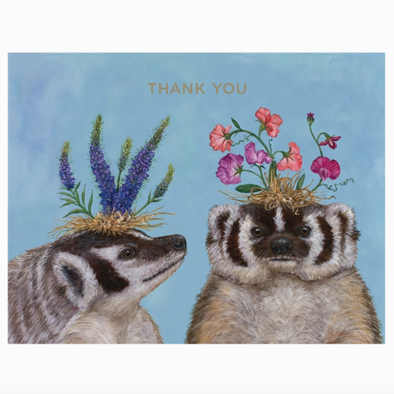 Greeting Cards - Thank You Badger Sisters Thank You