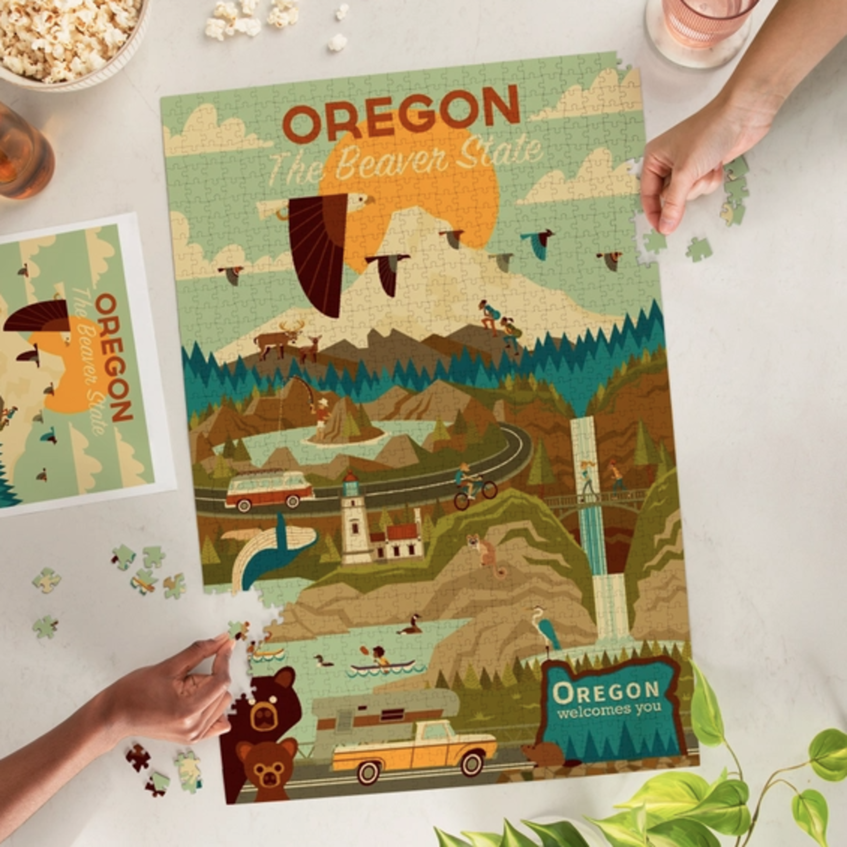 Puzzles Oregon Geo Puzzle
