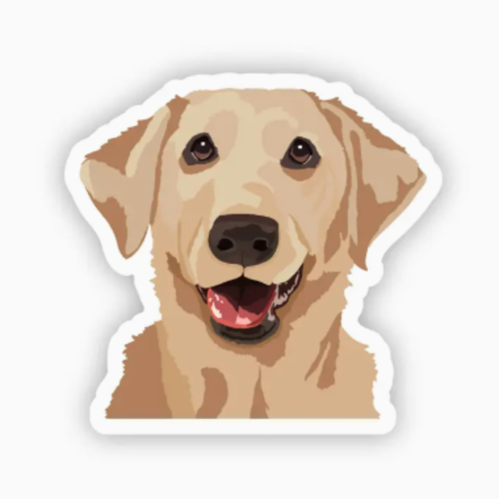 Stickers Yellow Labrador