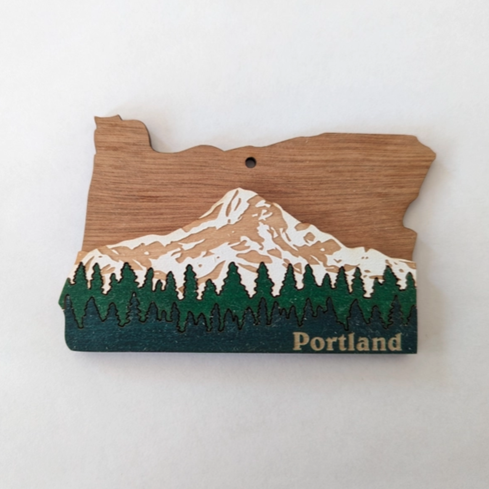 Magnets Portland Oregon Mt Hood Trees Magnet