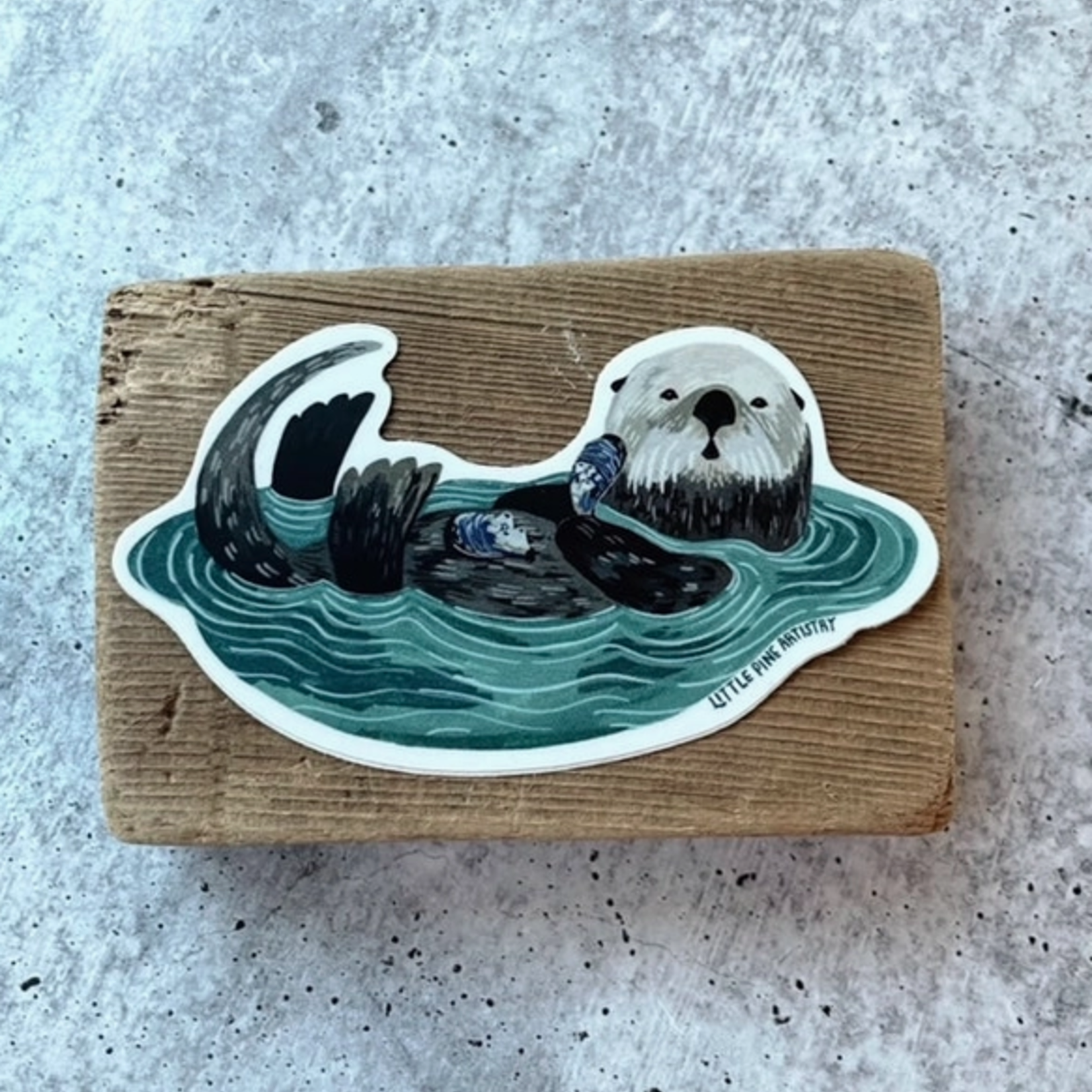 Stickers Playful Otter Sticker