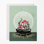 Greeting Cards - Christmas Fox Snowglobe