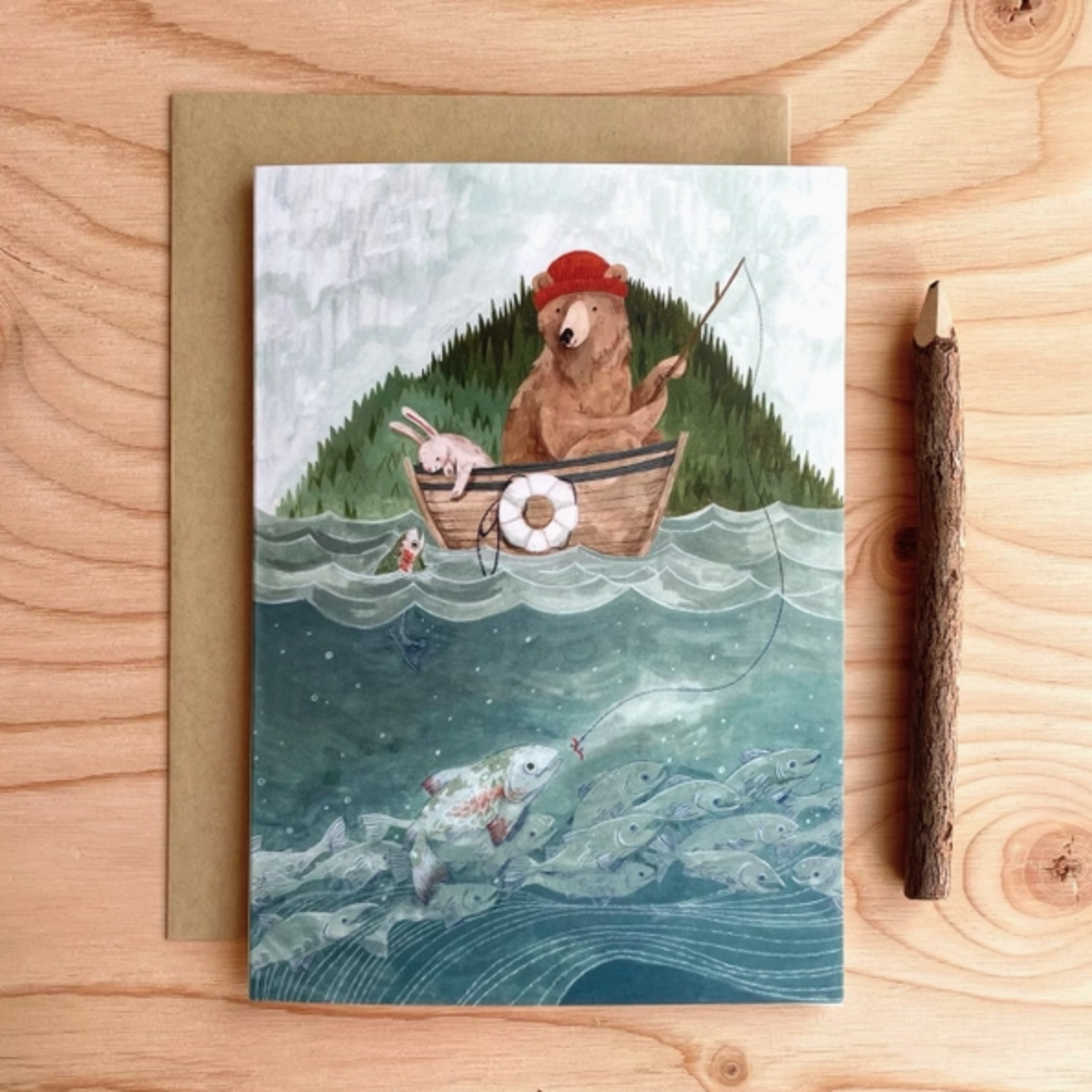 Greeting Cards - General Fishing Day General