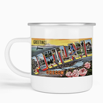 Enamelware Greetings From Portland Enamel Mug
