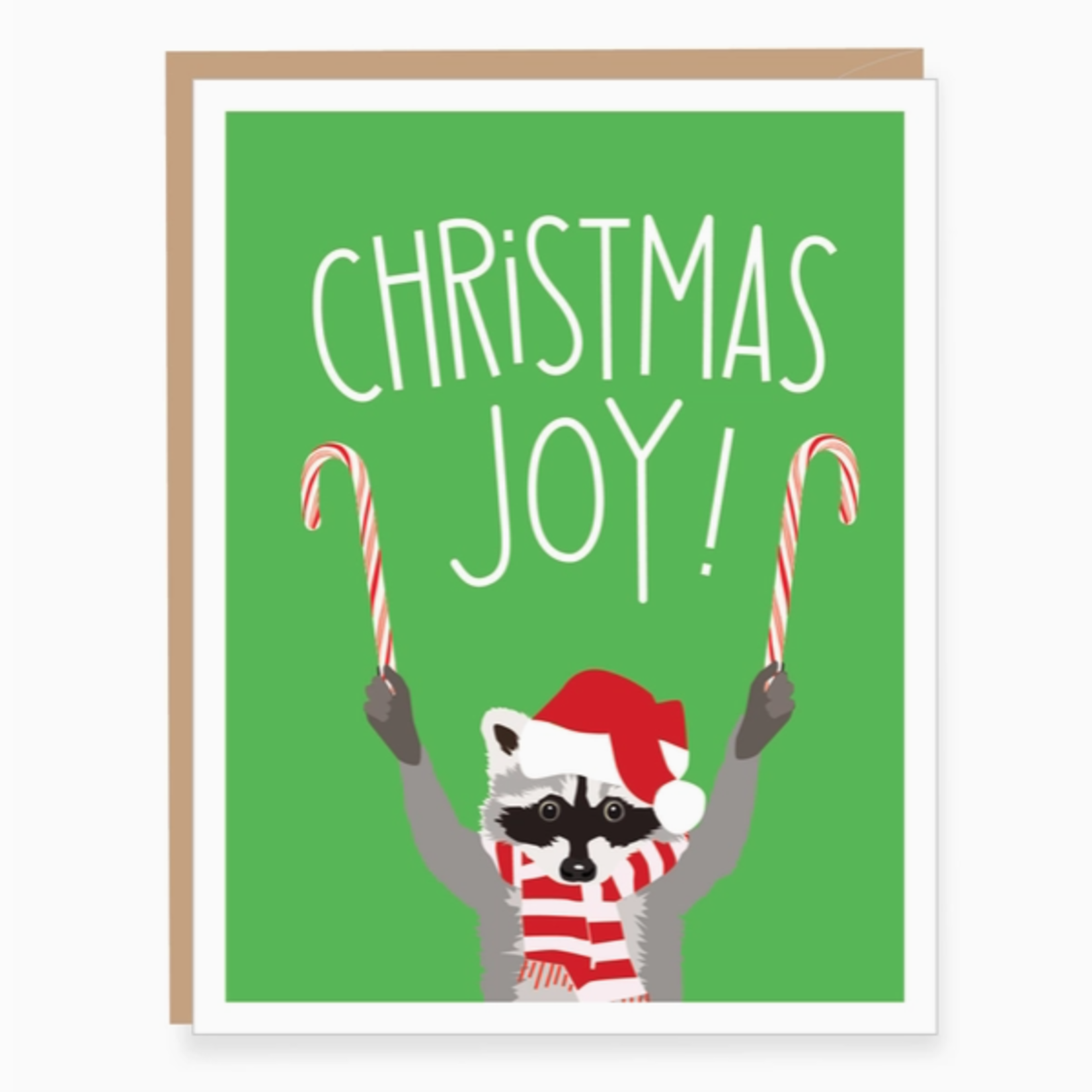 Greeting Cards - Christmas Christmas Joy Raccoon