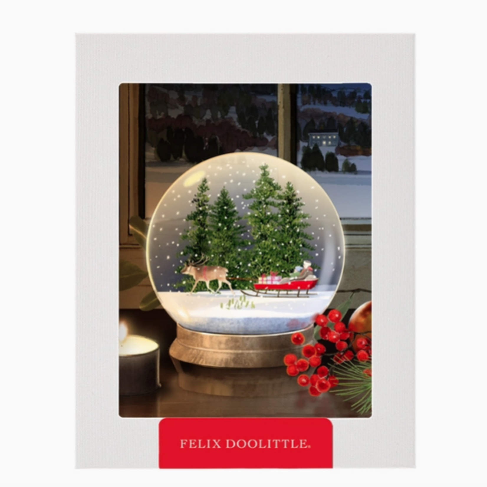 Greeting Cards - Boxed Warm Glow Snowglobe Box of 8