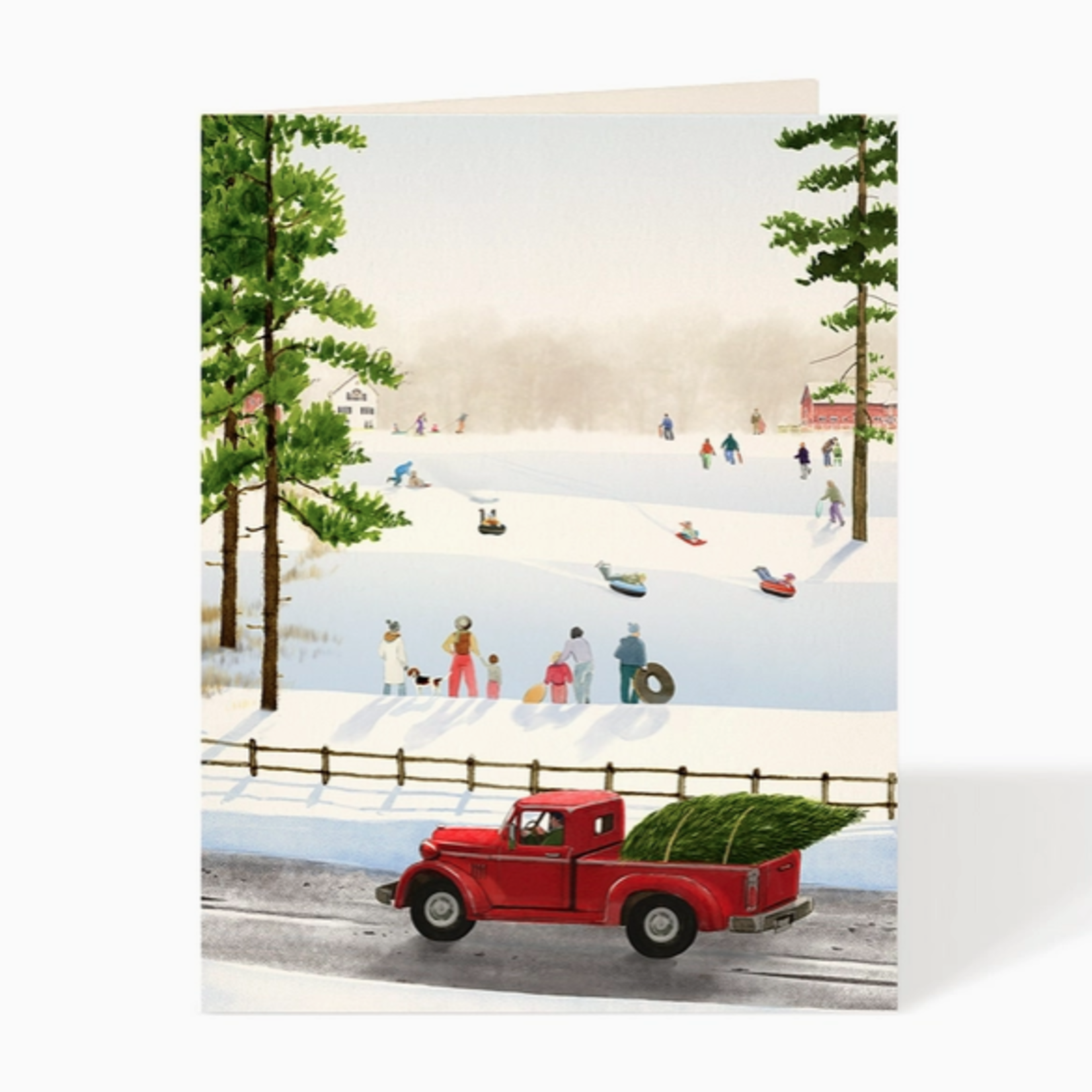 Greeting Cards - Christmas Snow Day
