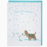 Greeting Cards - Christmas Snow Day Pup Holiday