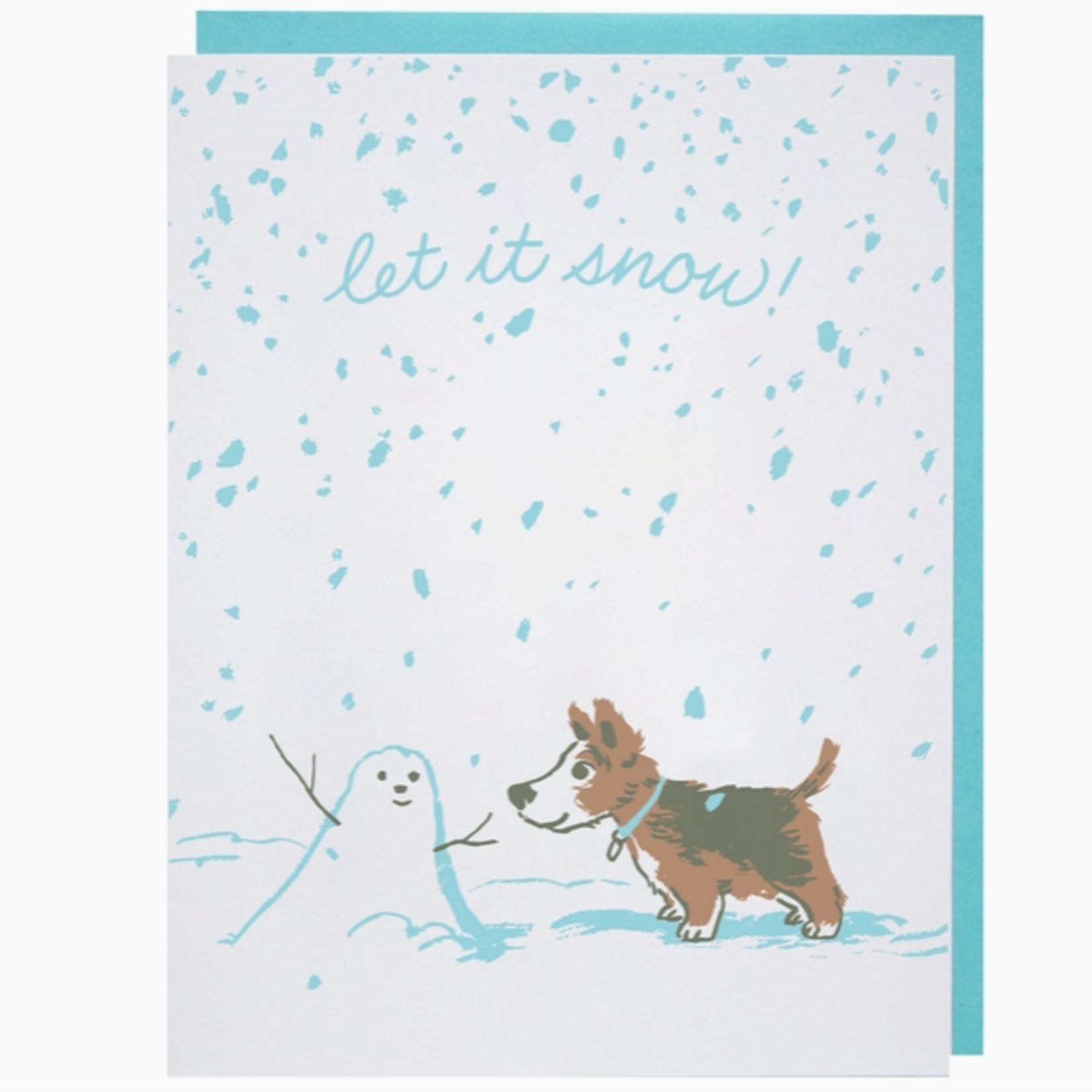 Greeting Cards - Christmas Snow Day Pup Holiday