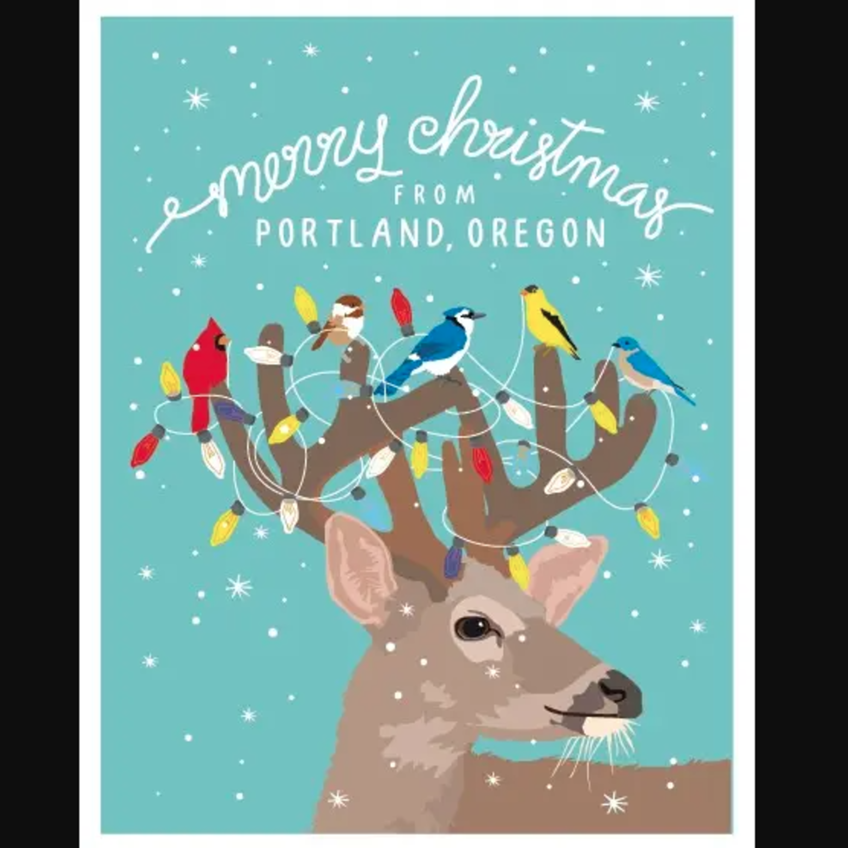 Greeting Cards - Boxed Portland Christmas Deer Box of 8