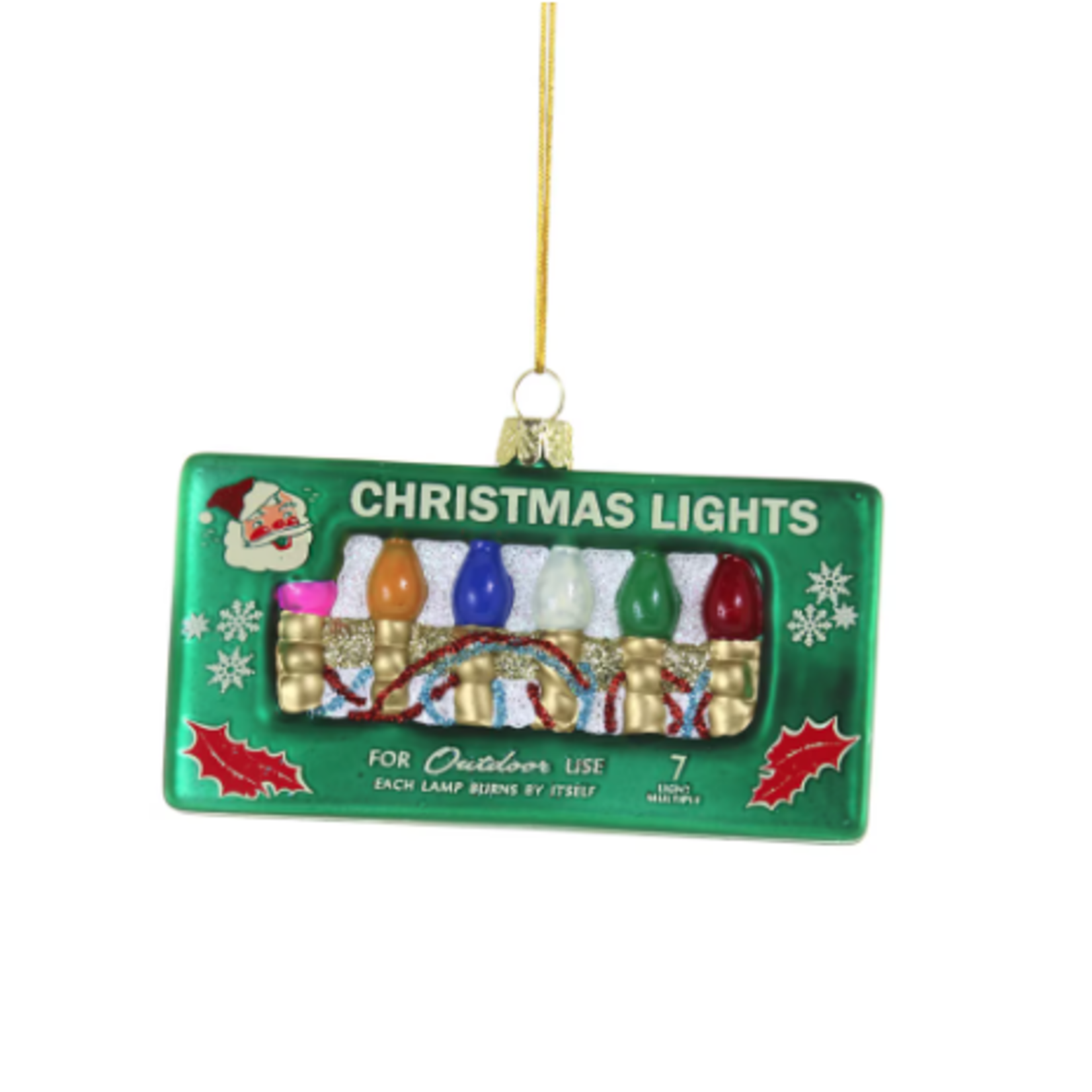 Ornaments Retro Christmas Lights