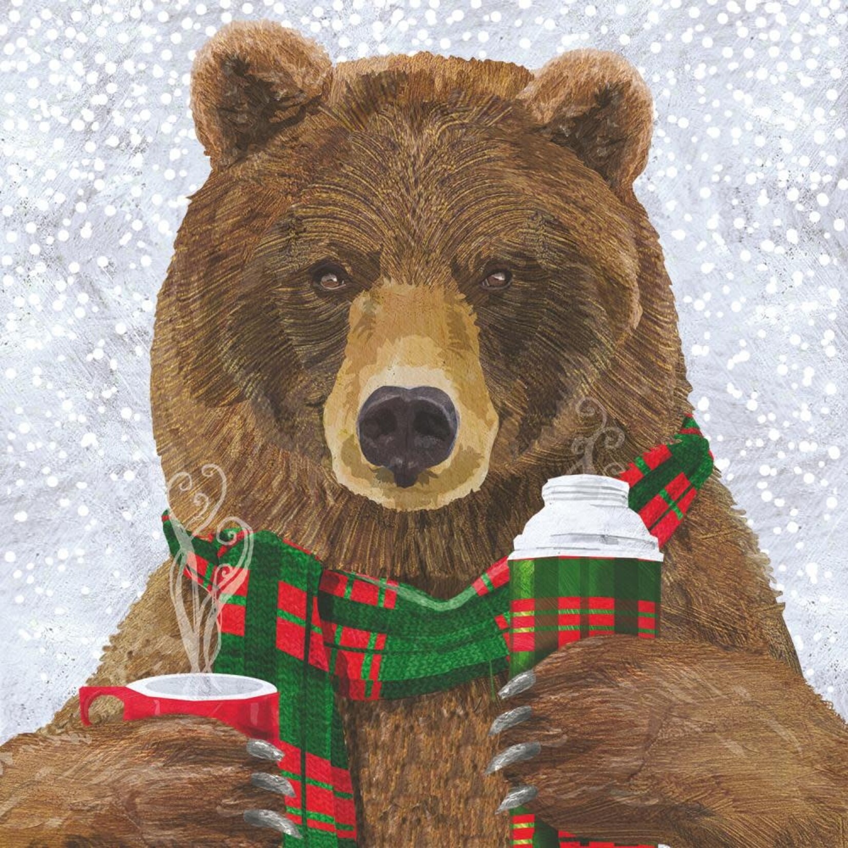 Paper Napkins Cocoa Bear 20 Bev Napkins