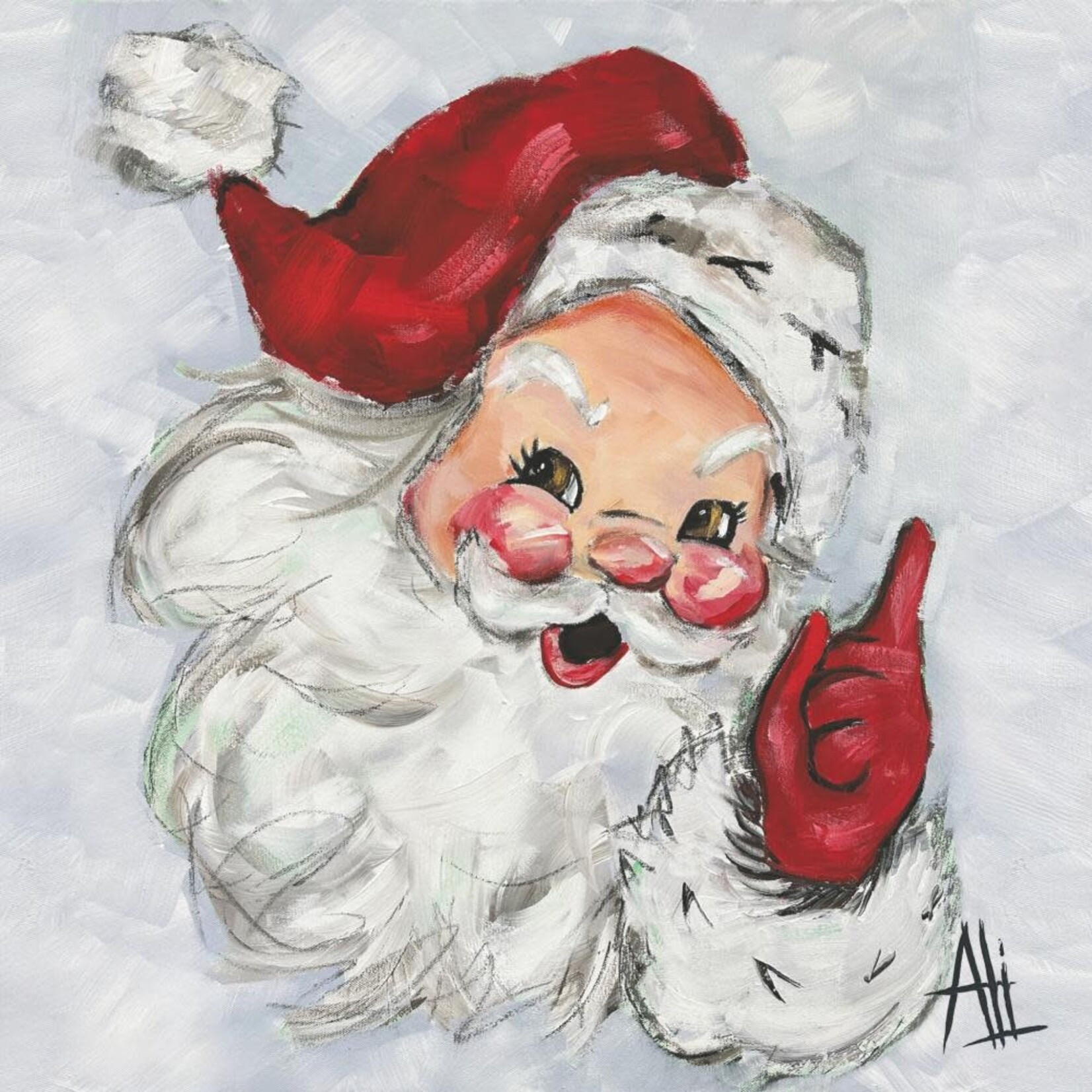 Paper Napkins Jolly St. Nick 20 Bev Napkins