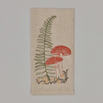 Tea Towels - Embroidered Lady Fern Emb Towel