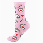 Socks Women Love Struck Hedgehog Socks