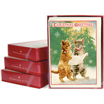 Greeting Cards - Boxed Christmas Cats Box of 10