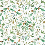 Gift Wrap - Rolls Pine Vines Gift Wrap 3/Roll