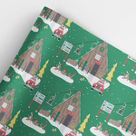 Gift Wrap - Rolls Hare Ski Lodge Gift Wrap 3/Roll