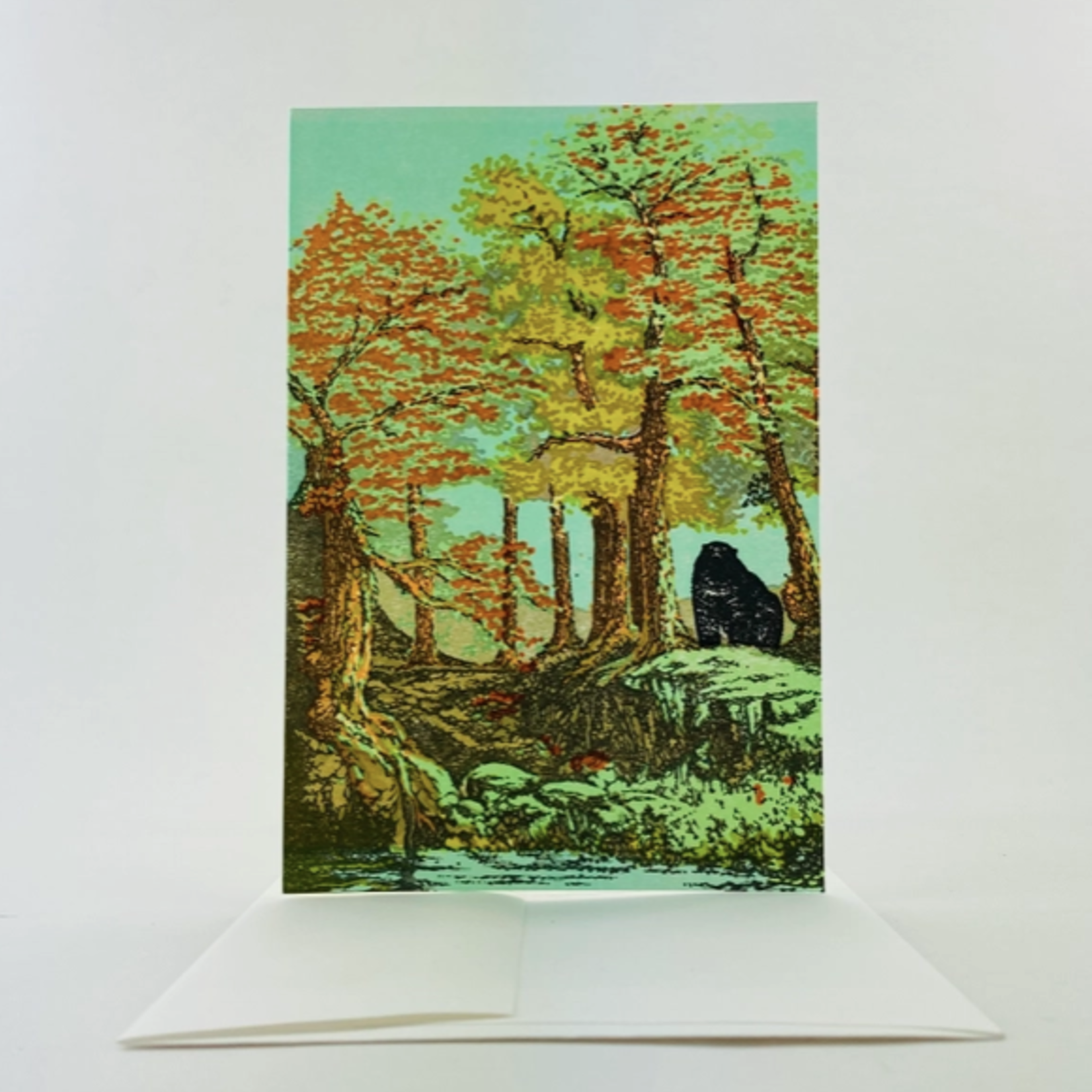Greeting Cards - General Bear Deep In The Woods General