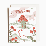 Greeting Cards - New Home Mushroom New Home