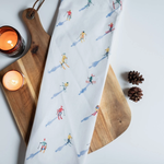 Tea Towels Skiers Tea Towel