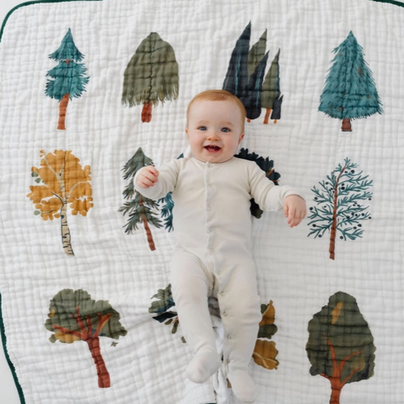 Blankets Forest Trees Baby Quilt