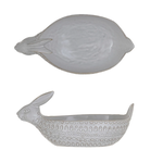 Bowls Rabbit Debossed Stoneware Bowl