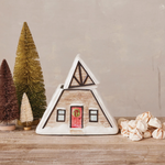 Jars Stoneware A-Frame Cabin Jar