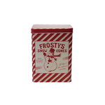 Storage Snowman Metal Storage Tin