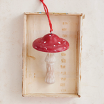 Ornaments Wood Mushroom Ornament