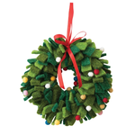 Ornaments - Felt Felt Wreath Ornament