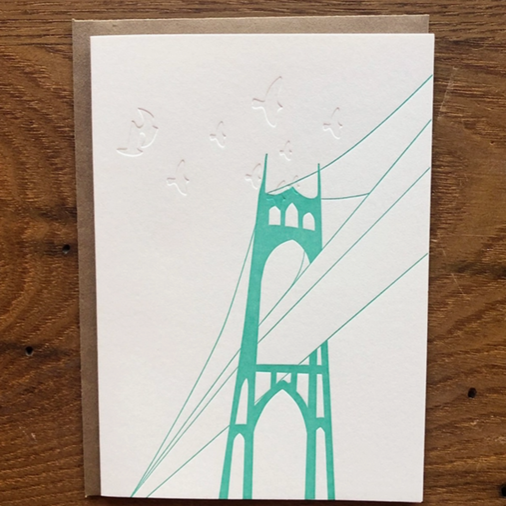 Greeting Cards - Local St. Johns Bridge
