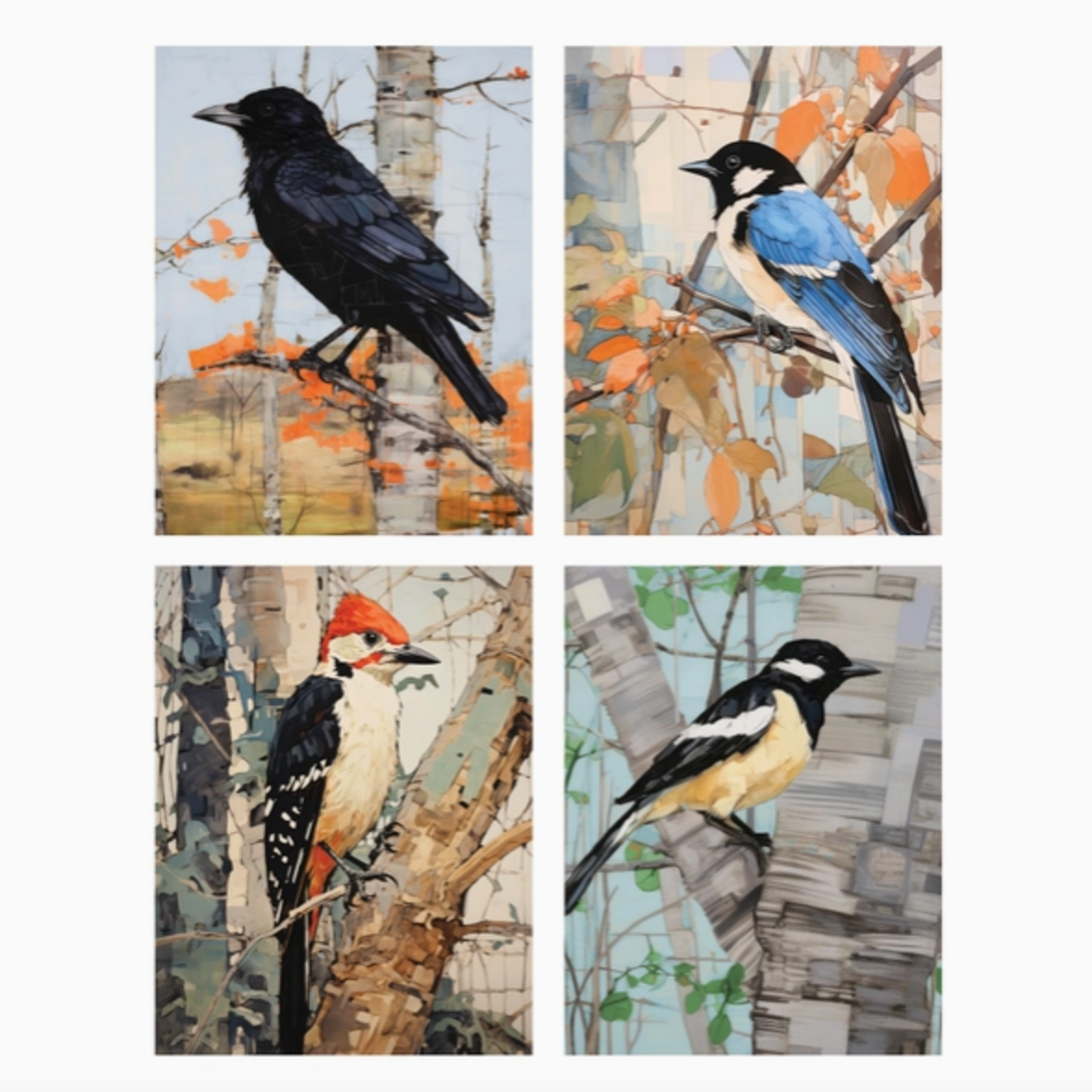 Greeting Cards - Boxed Wild Birds Blank Notes Box of 8