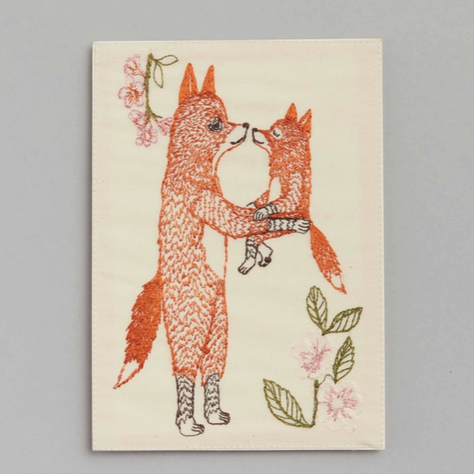 Greeting Cards - Mother's Day Mama Fox & Pup Emb Card
