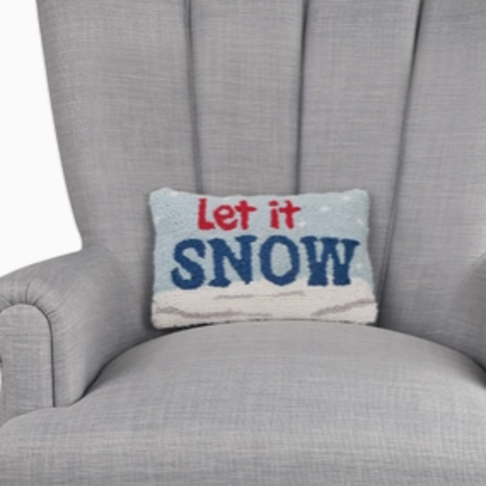 Pillows - Hooked Let It Snow Pillow