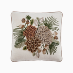 Pillows - Embroidered Pine Cluster Embroidered Pillow