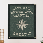 Pennants Not All Who Wander Are Lost Banner