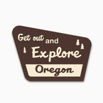 Stickers Oregon Get Out & Explore Trailhead Sticker